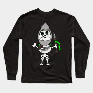 Cute skeletons doodle style Long Sleeve T-Shirt